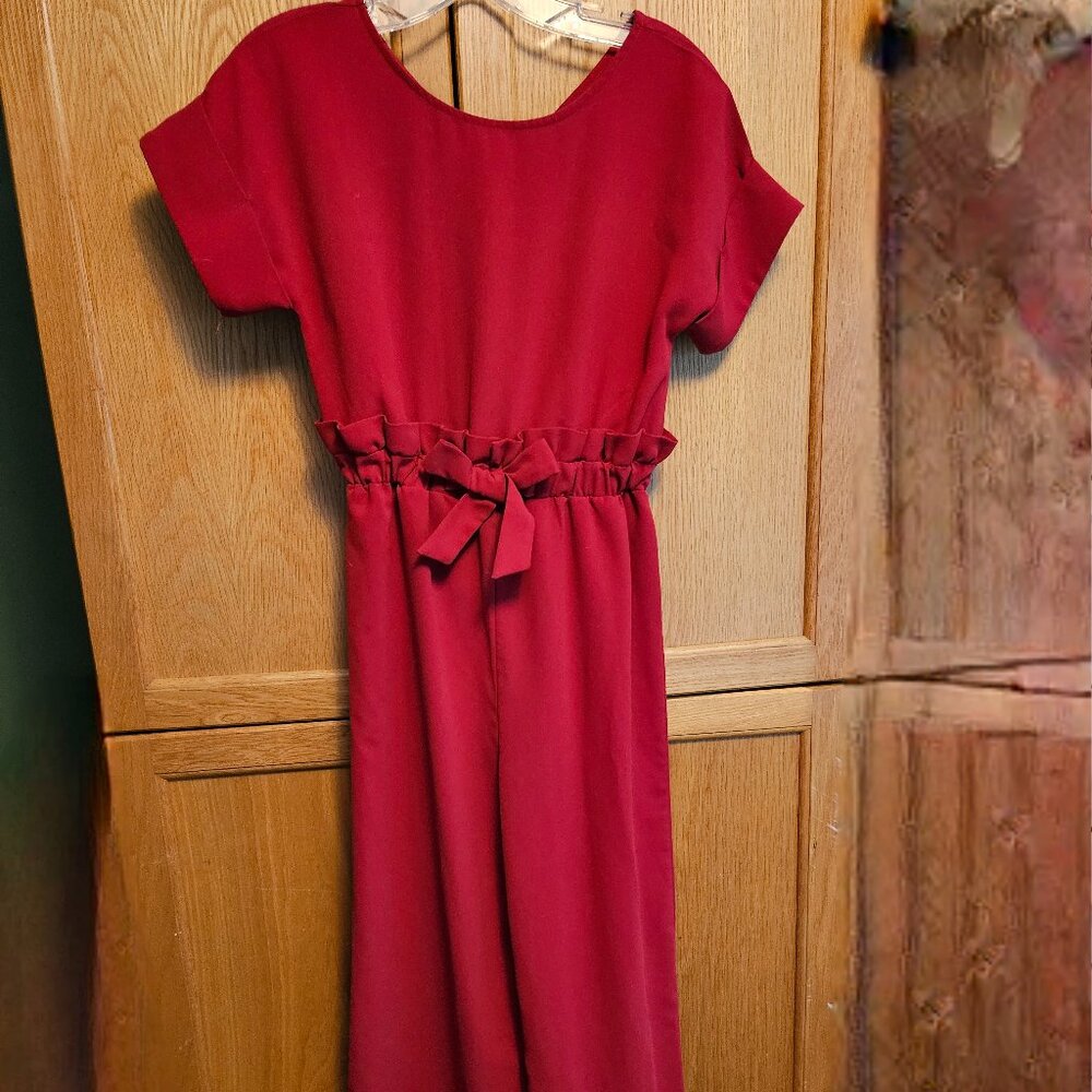 Habitual red girls jumpsuit size 14